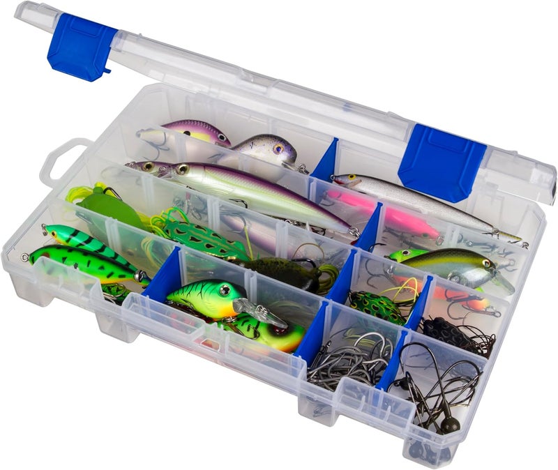 Flambeau Outdoors 4007 Tuff Tainer Fishing Tackle Box with Zerust Anti-Rust Dividers - 12 Adjustable Dividers, 24 Compartments, Clear Organizer - Image 2